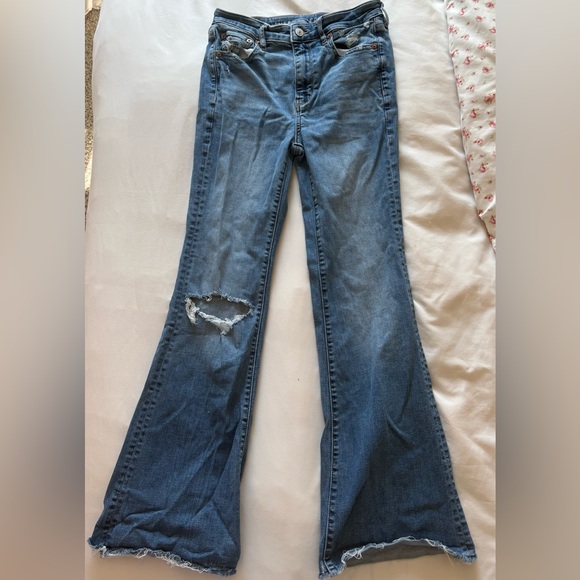 American Eagle Outfitters Denim - American Eagle Outfitters Blue Flare Jeans